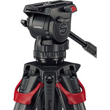 Sachtler Flowtech 75 MS Carbon Fiber Tripod System with Ace XL Mark II Fluid Head with a mid-level spreader and Bag