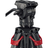 Sachtler Flowtech 75 MS Carbon Fiber Tripod System with Ace XL Mark II Fluid Head with a mid-level spreader and Bag