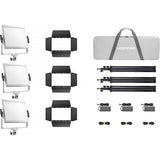 Godox Litemons LP600R RGB LED Light Panel 3-light kit