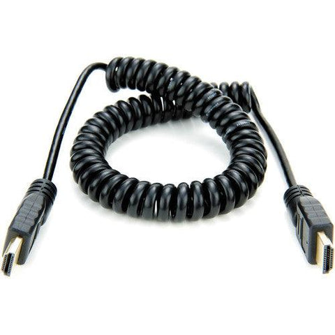 Atomos Coiled HDMI Cable (19.7 to 25.6") - QATAR4CAM
