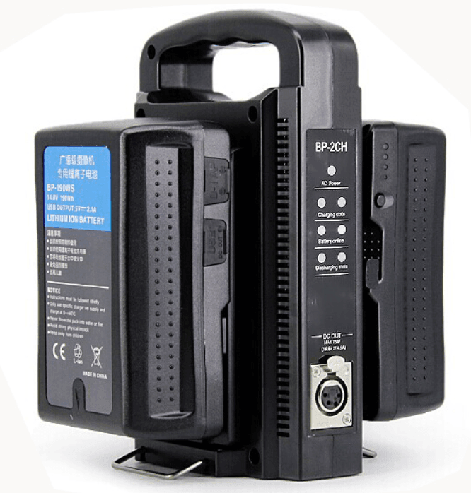 DT BP-2CH V mount Battery Dual Charger ac100-240V 50/60Hz
