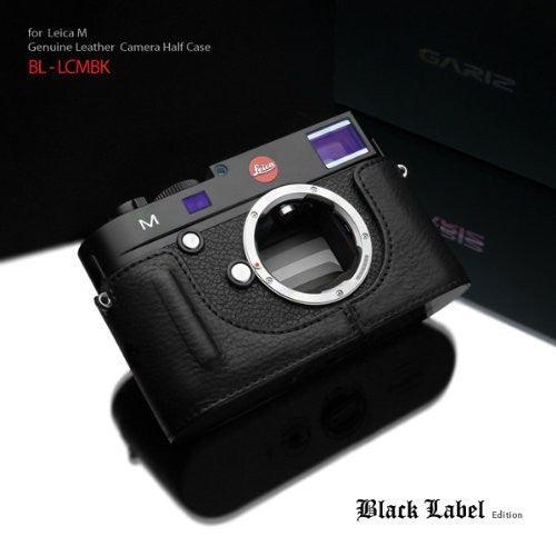 Gariz Black Label Genuine Leather BL-LCMBK Camera Metal Half Case for Leica M, Black - QATAR4CAM