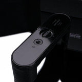Gariz Black Label Genuine Leather BL-LCMBK Camera Metal Half Case for Leica M, Black - QATAR4CAM