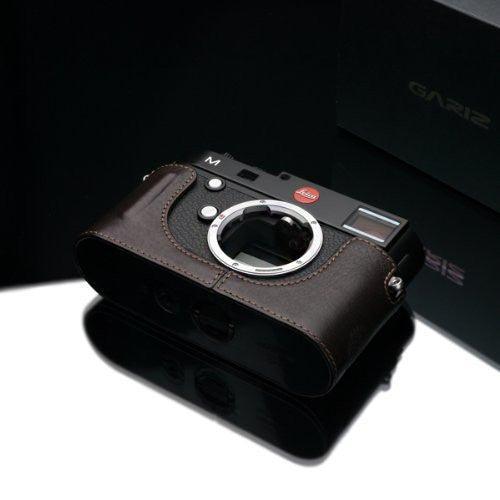 Gariz Black Label Genuine Leather BL-LCMBR Camera Metal Half Case for Leica M, Brown - QATAR4CAM