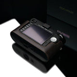 Gariz Black Label Genuine Leather BL-LCMBR Camera Metal Half Case for Leica M, Brown - QATAR4CAM