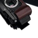 Gariz XS-CHXP2BR Leather Metal Half Case for Fujifilm X-Pro2 XPRO2, Brown - QATAR4CAM