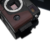 Gariz XS-CHXP2BR Leather Metal Half Case for Fujifilm X-Pro2 XPRO2, Brown - QATAR4CAM