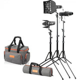 Godox LED Focus Light S30 3 Head Kit - QATAR4CAM