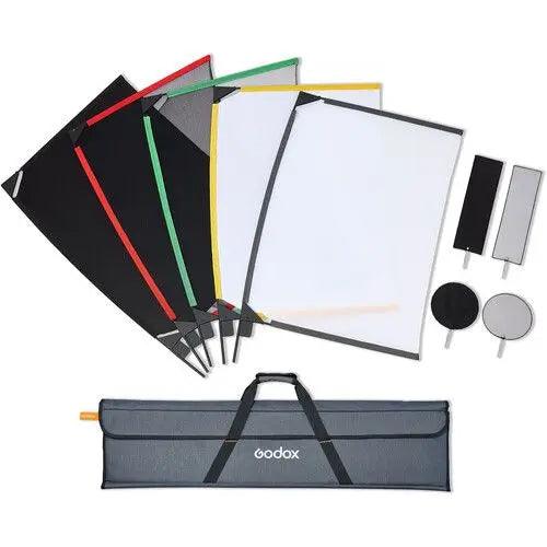 Godox Scrim Flag Kit 60X90 5 Collapsible Flag Frames - QATAR4CAM