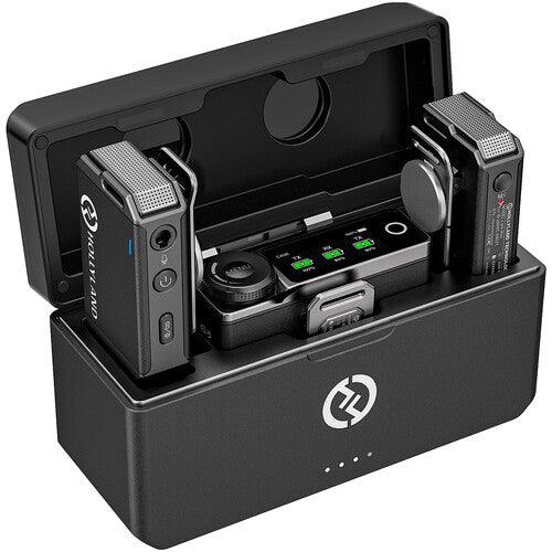 Hollyland LARK MAX Duo 2-Person Wireless Microphone System (2.4 GHz, Black) - QATAR4CAM