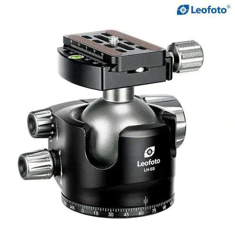 Leofoto LH-55 55mm Low Profile Ball Head + QP-70N QR Plate - QATAR4CAM