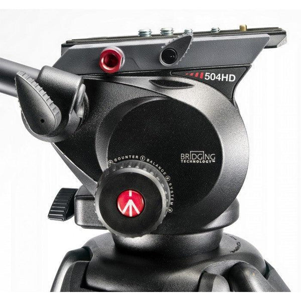 Manfrotto 504HD Head w/546GB 2-Stage Aluminum Tripod System