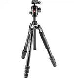 Manfrotto Befree GT Travel Aluminum Tripod With 496 Ball Head (Black) - QATAR4CAM
