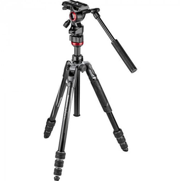 Manfrotto Befree Live Aluminum Video Tripod Kit With Twist Leg Locks - QATAR4CAM