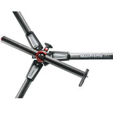 Manfrotto MT055CXPRO3 Carbon Fiber 3 Sections Tripod with Horizontal Column, 19.84lbs Load Capacity, 66.93" Maximum Height - QATAR4CAM