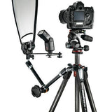 Manfrotto MT055CXPRO3 Carbon Fiber 3 Sections Tripod with Horizontal Column, 19.84lbs Load Capacity, 66.93" Maximum Height - QATAR4CAM