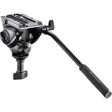 Manfrotto MVH500A Professional Fluid Video Head, 60mm Half Ball, 5kg / 11.02 lbs Payload - QATAR4CAM
