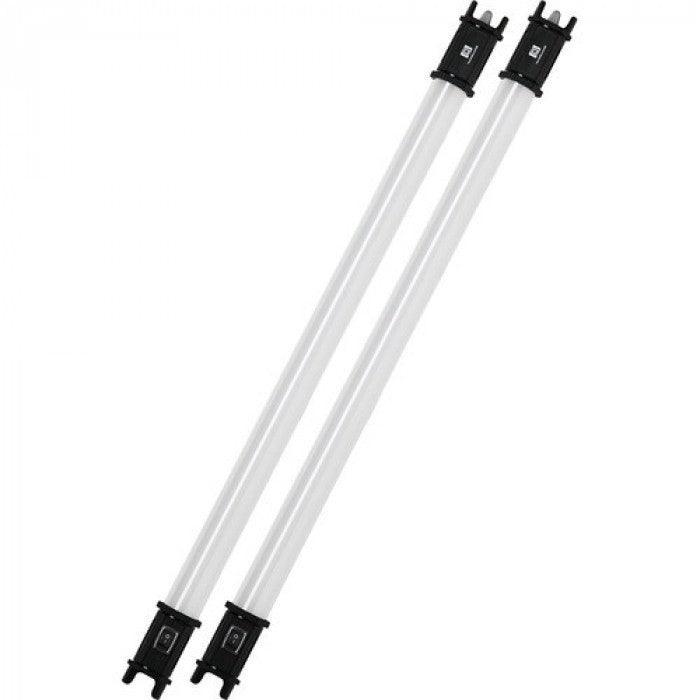 Nanlite PavoTube 15C 2' RGBW LED Tube With Internal Battery 2 Light Kit - QATAR4CAM