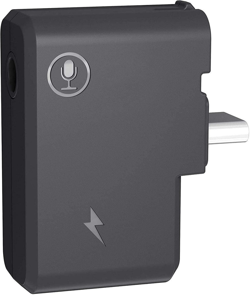 ONE X2 Dual Mic Adapter - 3.5mm Input Compatible with Insta360 ONE X2 Extrenal Microphones and USB-C Port by CYNOVA - QATAR4CAM
