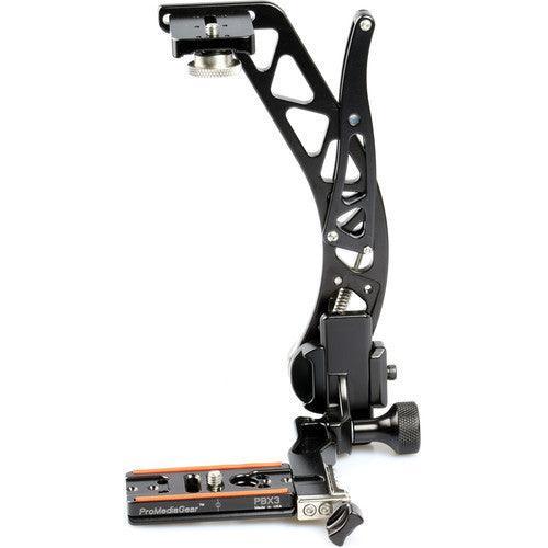 ProMediaGear BBX Boomerang Flash Bracket with Universal QR Plate - QATAR4CAM