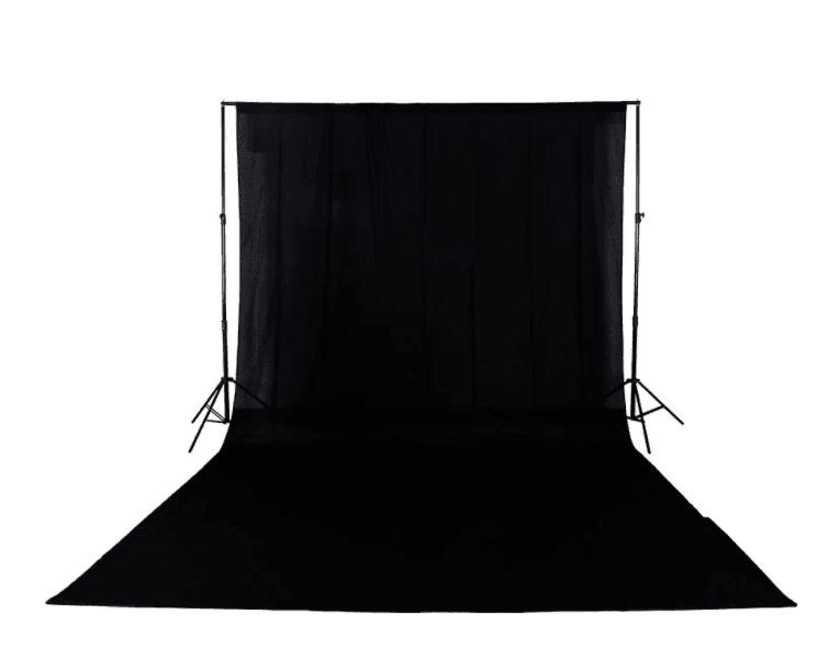 Provision Muslin Background 3*6M Black - QATAR4CAM