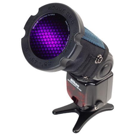 Rogue ROGUEGRID 3-In-1 Stacking Honeycomb Grid System with Pouch for all Shoe-Mount Flashes with Flash Units from Canon, Nikon, Sony, Metz, Nissin, Pentax, Olympus and Others - QATAR4CAM
