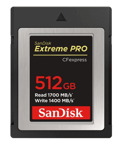 SanDisk 512GB Extreme PRO CFexpress Card Type B - QATAR4CAM