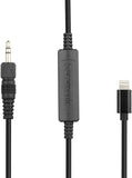 Saramonic LC-C35 Locking 3.5mm Connector to Apple-Certified Lightning Output Cable - QATAR4CAM