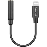 Saramonic SR-C2002 3.5mm TRRS Female to Lightning Adapter Cable for Audio to/from iPhone (3") - QATAR4CAM