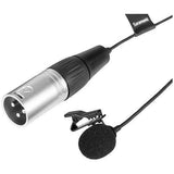 Saramonic XLavMic-C XLR Phantom Powered Lavalier Microphone - QATAR4CAM