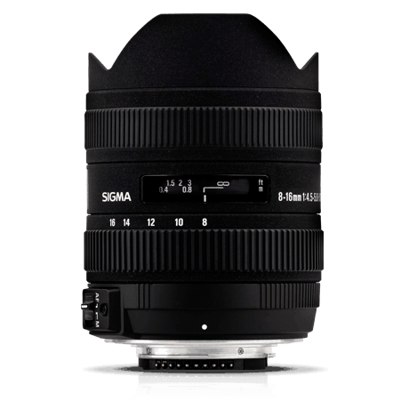 Sigma 8-16mm f/4.5-5.6 DC HSM FLD AF Ultra Wide Zoom Lens for APS-C sized Canon Digital DSLR Camera - QATAR4CAM