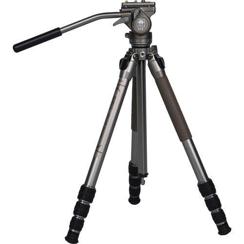 Sirui GT04 Pilot Series Tripod with GT5 Fluid Head Metallic Gray - QATAR4CAM