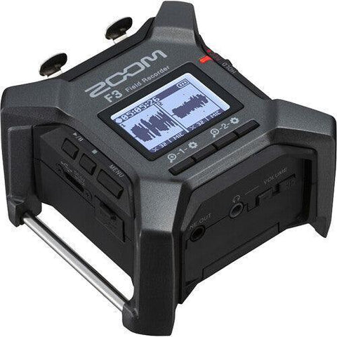Zoom F3 2-Channel Field Recorderجهاز تسجيل - QATAR4CAM