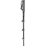 Manfrotto XPRO 4-Section photo monopod, aluminum with Quick power lock
