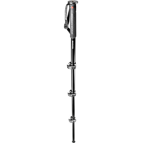 Manfrotto XPRO 4-Section photo monopod, aluminum with Quick power lock