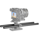 SmallRig 15mm Aluminum Rod (Pair, Black, 12")