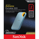 SanDisk 2TB Extreme Portable SSD V2 (Sky Blue)
