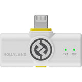Hollyland LARK M2 DUO 2-Person Wireless Combo Microphone System White