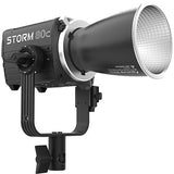 Aputure Storm 80C Point Source 80W Full Color RGBACL LED Light with Prolock Mini Mount