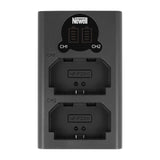 Newell DL-USB-C dual-channel charger with 2x Newell NP-FZ100 battery