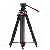 Provision Professional DV3 Aluminium Video Tripod kit with fluid head and bag