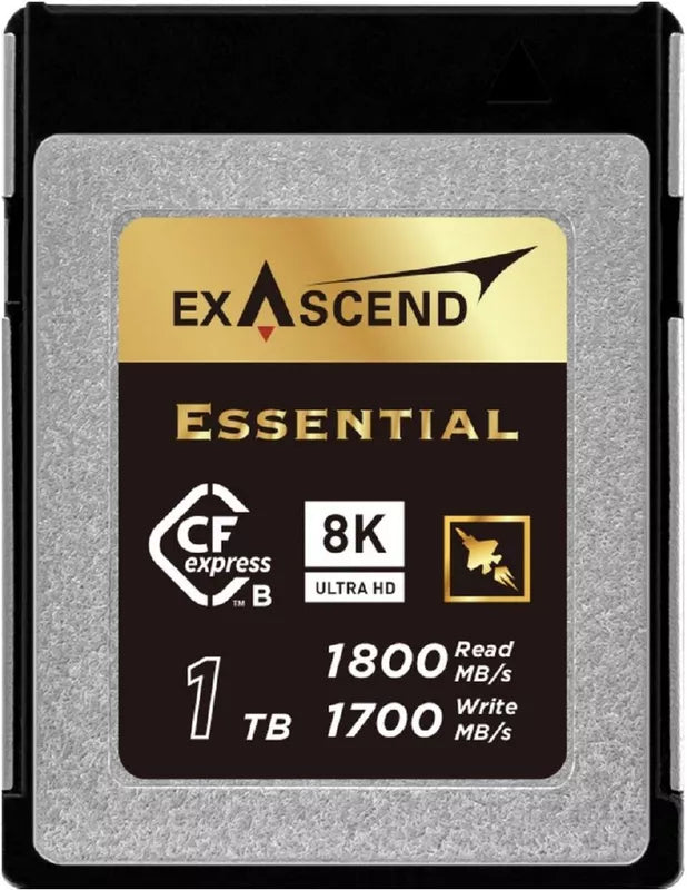 Exascend Essential CFexpress  Type B Card 1TB/ Read: 1800 MB/s, Write: 1700 MB/s