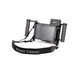 Wooden Camera Director's Monitor Cage v3 with Dual Carbon Fiber Handgrips