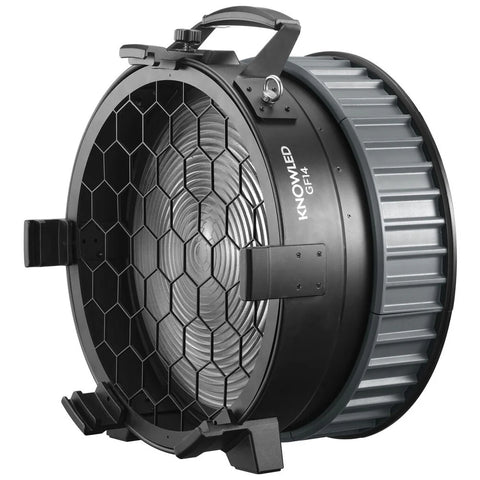 Godox Knowled G Mount Fresnel Lens with Barndoor and Soft Bag
