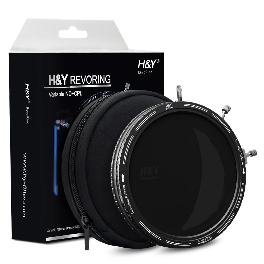 H&Y RevoRing MarkII Variable Neutral Density + Circular Polarizer Filter 82-95mm