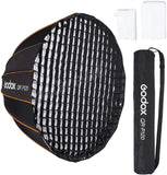 Godox Quick Release Parabolic Softbox 120 CM bowens mount with Grid