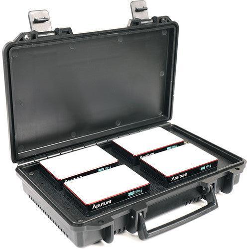 Aputure MC 4-Light Travel Kit with Charging Case - QATAR4CAM