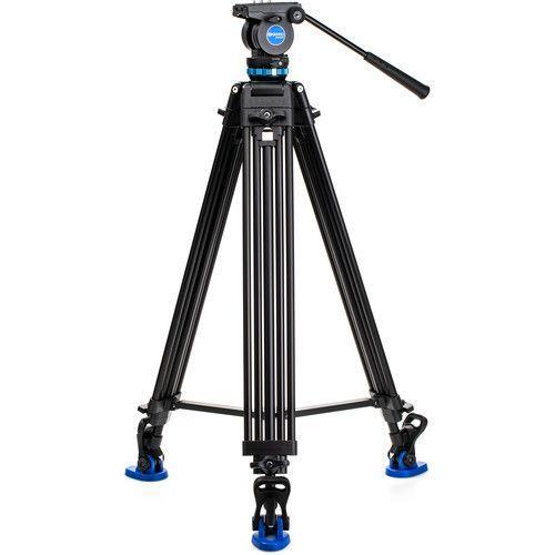 BENRO KH26P VIDEO HEAD AND TRIPOD KIT (72.6" MAX) - QATAR4CAM