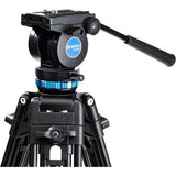 BENRO KH26P VIDEO HEAD AND TRIPOD KIT (72.6" MAX) - QATAR4CAM