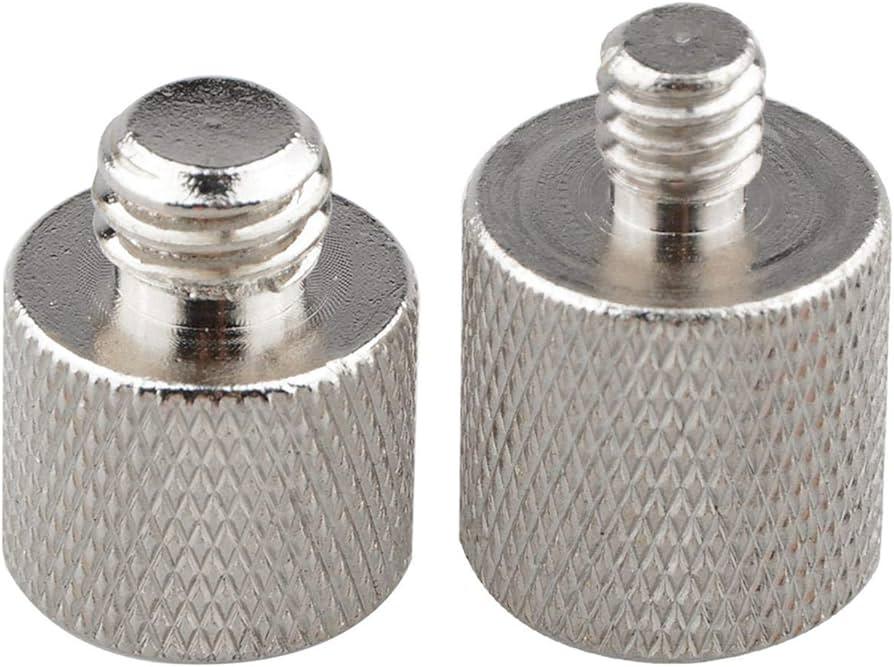 Camvate Mic Stand Adapter 5/8 Female to 3/8 Male and 5/8 Female to 1/4 Male Camvate Mic Stand Adapter 5/8 Female to 3/8 Male and 5/8 Female to 1/4 Male
